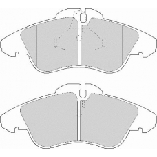 FD6675A NECTO Комплект тормозных колодок, дисковый тормоз