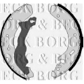 BBS6224 BORG & BECK Комплект тормозных колодок