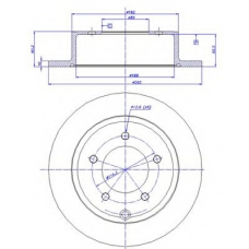 142.1477 CAR Тормозной диск