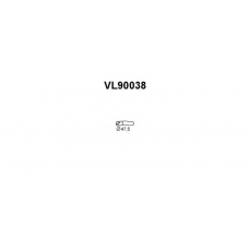 VL90038 VENEPORTE Труба выхлопного газа
