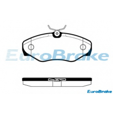 5501223626 EUROBRAKE Комплект тормозных колодок, дисковый тормоз