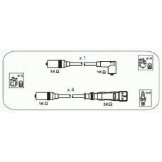 ABM50 JANMOR Комплект проводов зажигания