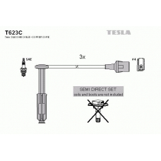 T623C TESLA Комплект проводов зажигания