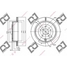 BD2092 DJ PARTS Тормозной диск