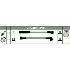J5388010 NIPPARTS Комплект проводов зажигания