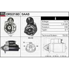 DRS3160 DELCO REMY Стартер