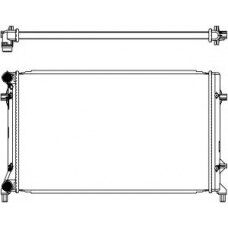 3471-1002 SAKURA  Automotive Радиатор, охлаждение двигателя