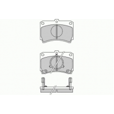 12-0327 E.T.F. Комплект тормозных колодок, дисковый тормоз