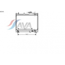 SZ2101 AVA Радиатор, охлаждение двигателя