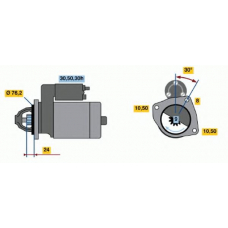 0 986 014 900 BOSCH Стартер