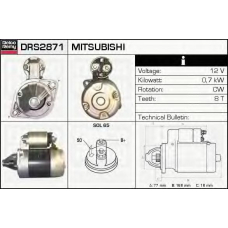 DRS2871 DELCO REMY Стартер
