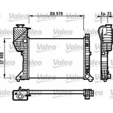 730229 VALEO Радиатор, охлаждение двигателя