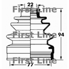 FCB6046 FIRST LINE Пыльник, приводной вал