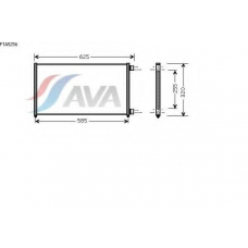 FTA5256 AVA Конденсатор, кондиционер