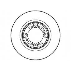 NBD1043 NATIONAL Тормозной диск