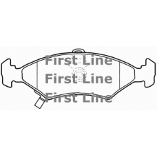 FBP3497 FIRST LINE Комплект тормозных колодок, дисковый тормоз