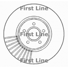 FBD1710 FIRST LINE Тормозной диск