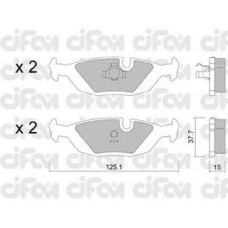 822-070-0 CIFAM Комплект тормозных колодок, дисковый тормоз