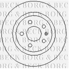 BBD4729 BORG & BECK Тормозной диск