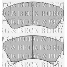 BBP1613 BORG & BECK Комплект тормозных колодок, дисковый тормоз