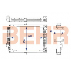 1201933 BEHR Radiator