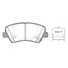 BPA1412.32 OPEN PARTS Комплект тормозных колодок, дисковый тормоз