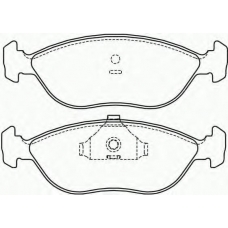 2014701 TEXTAR Комплект тормозных колодок, дисковый тормоз