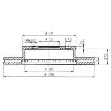 BDC4415 QUINTON HAZELL Тормозной диск