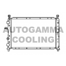 100017 AUTOGAMMA Радиатор, охлаждение двигателя