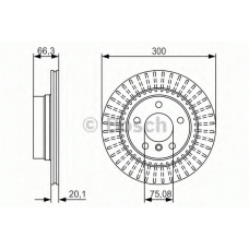 0 986 479 044 BOSCH Тормозной диск