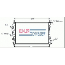 1800191 KUHLER SCHNEIDER Радиатор, охлаждение двигател