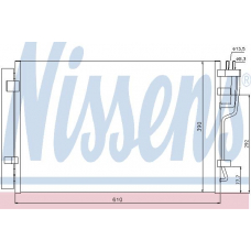 940006 NISSENS Конденсатор, кондиционер