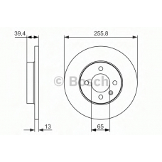 0 986 479 856 BOSCH Тормозной диск