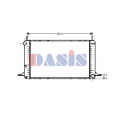 090066N AKS DASIS Радиатор, охлаждение двигателя