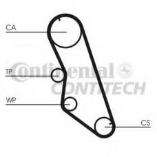 CT754 CONTITECH Ремень ГРМ