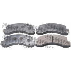 0601-ELFF FEBEST Комплект тормозных колодок, дисковый тормоз