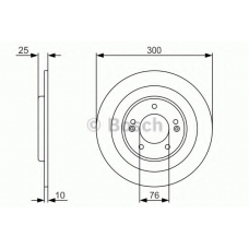 0 986 479 A46 BOSCH Тормозной диск