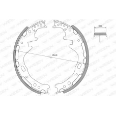 152-2362 WEEN Комплект тормозных колодок