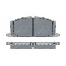 SP 118 PR SCT Комплект тормозных колодок, дисковый тормоз