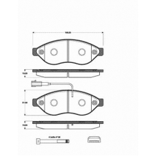 1501221959 S.b.s. Комплект тормозных колодок, дисковый тормоз