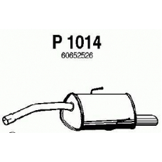 P1014 FENNO Глушитель выхлопных газов конечный