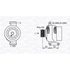 063377019010 MAGNETI MARELLI Генератор