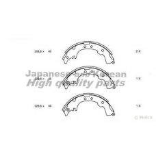 1050-8602 ASHUKI Комплект тормозных колодок