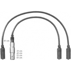 0300891222 BERU Комплект проводов зажигания