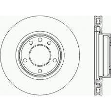 BDR2300.20 OPEN PARTS Тормозной диск