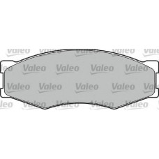 540460 VALEO Комплект тормозных колодок, дисковый тормоз