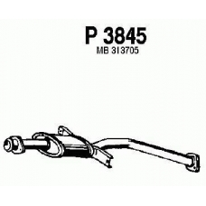 P3845 FENNO Средний глушитель выхлопных газов