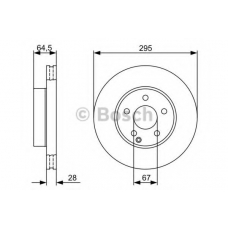 0 986 479 407 BOSCH Тормозной диск