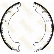 SH2477 BRAKE ENGINEERING Комплект тормозных колодок, стояночная тормозная с