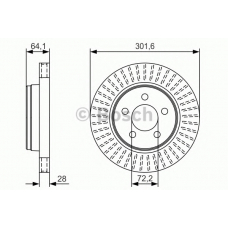 0 986 479 U04 BOSCH Тормозной диск